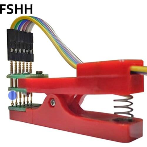 1.27mm test Burning fixture Test stand PCB clip pogo pin Debug Download Program Burn spacing 2pin 3pin