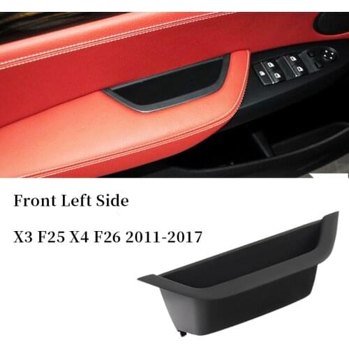Car Auto Interior Inner Door Handle Pull Trim Compatible For-Bmw F25 F26 X3 X4 2011-2017, Front Left Side