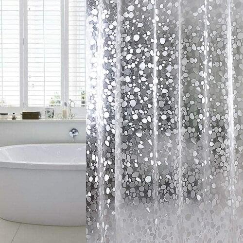 3D Waterproof Shower Curtain With 12 Hooks Bathing Bathtubs Sheer For Home Decoration Bathroom Accessaries