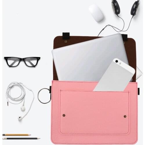 Felt Document Ticket Files Organizer Bag Mouse Business Electronic Briefcases Office Package Lightweight Liner Package Supplies
