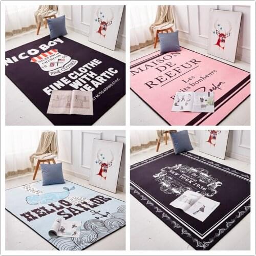 200*300cm Simple Nordic mat Creative tide brand living room coffee table carpet ins bedroom yoga custom style goddess blanket