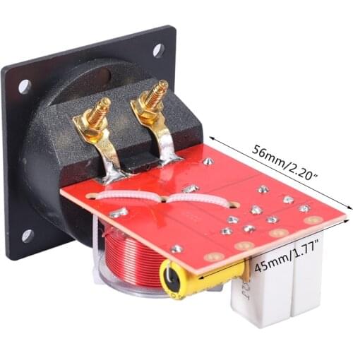 2021 New 2 Way Hi-Fi Speaker Frequency Divider 80W Crossover with Junction Box WEAH D222