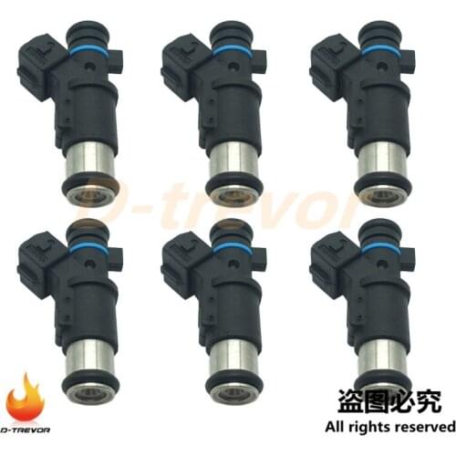 6pcs OEM 01F002A Fuel Injector For Citroen C2 C3 Peugeot 206 306 307 1984E0 75117168