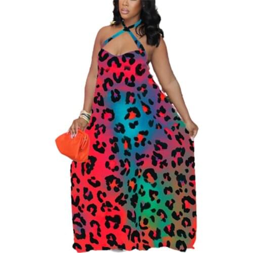 African Dresses for Women Printing Polyester Summer 2021 African Sleeveless Women Long Dress Maxi Dress