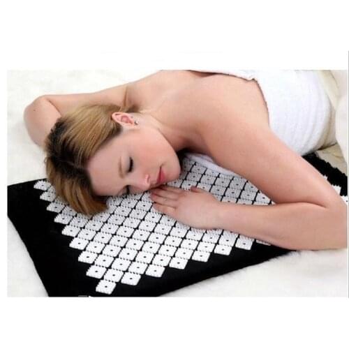 Acupressure Cushion Relieve Stress Back Pain Massage Acupuncture Mat Acupuntura Akupressurmatte Pillow Mat Meditation Cushion