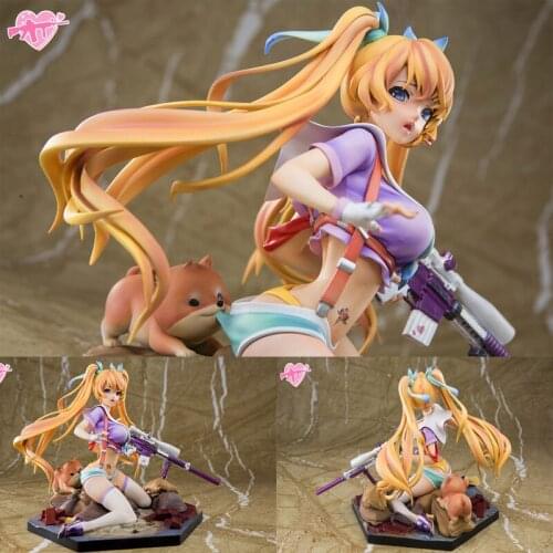 Anime Toys After School Battlefield Bullseye 15cmorcus Hand-made Beautiful Girl Pvc Doll Statue Toy Decoration