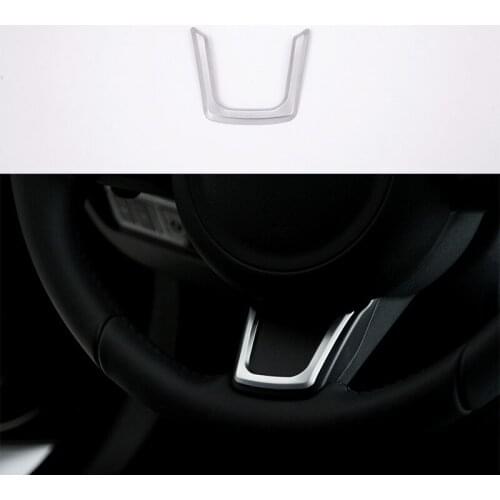 Car Styling Steering Wheel U Type Covers Trim decorative frame Stickers for Jaguar XF XFL XE F-PACE Series