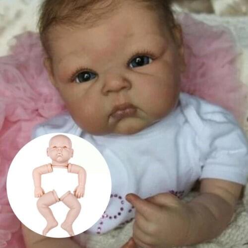 20 Inch Reborn doll Kit Paris Lifelike Rea Unfished 50CM New DIY Parts Color Doll Arrival 2021 S2O3