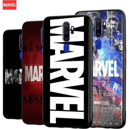 Marvel Logo For OPPO A5 A9 A7 A11X A1K A12 A12E A31 A32 A53 A53S A72 A73 A93 AX7 Pro Silicone Phone Case