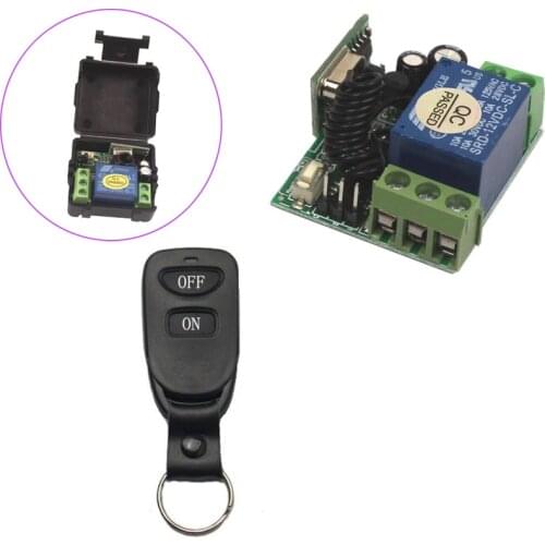 DC 12V 1CH Mini RF Wireless Remote Control Switch 315MHz 433MHz Universal Power on off switch lighting/lamp