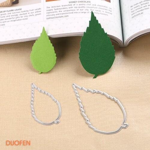030167 2pcs set Rose leaf stencil metal Cutting dies for DIY papercraft project Scrapbook Paper Album greeting cards