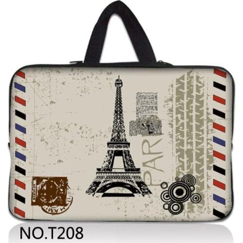Paris Laptop Sleeve Bag For Acer iPad Air Notebook Case 11.6 13.3 10 Casual Funda Tablet Bag 10.2 15 13 12 14 17 11.6 15.6 17.3