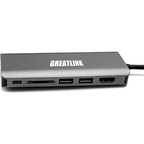 USB Type C To USB 3.0 Adapter HDMI 4K Splitter RJ45 Connector Type-C Ethernet AUX RJ 45 Cable SD Solt TF Thunderbolt 3 HUB Dock