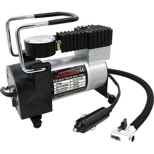 2020 New Portable Super Flow DC 12V 80PSI Air Compressor Tyre Inflator Car Air Pump Vehicle Pump Electric Pressure Gauge