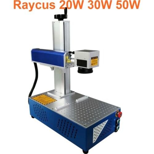 Raycus 20W 30W all in one fiber larse engraving marking machine for stainless steel metal CNC 200x200mm 110x110mm