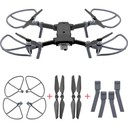 OOTDTY 1Set Foldable Propeller Heighten Landing Gear Protective Ring for Fimi X8 SE Kit
