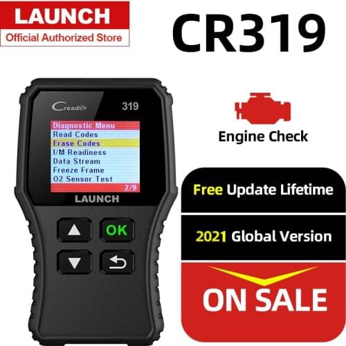 Launch Creader 319 OBD2 Scanner Car Code Reader OBDII OBD 2 Scan Tool Engine Analyzer Fault Code Read cr319
