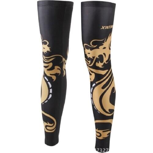 XINTOWN UV Protect Cycling Legwarmers Sports Safety Gaiters Cycling Leg Warmers Calf Soccer Leg Warmers Leg cover Knee Protecter