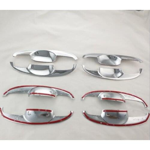 The high quality For Toyota Yaris 2005-2013 8pcs ABS Chrome Car door handle bowl cover lid for Prius20 2003 2005 2006 2008 2009