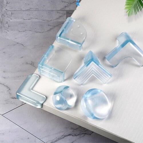 Anti Collision Corner Protection Transparent Glass Anti-collision Childrens Desk Corner Silicone Corner Table Corner Wrapping