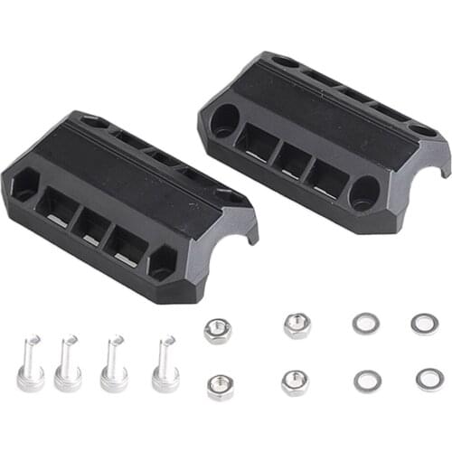 2pcs Motorcycle Bumper Engine Protective Guard- Crash Bars Decorative Block for BMW R1200GS/F700GS/F800GS 2013-2017, 25mm