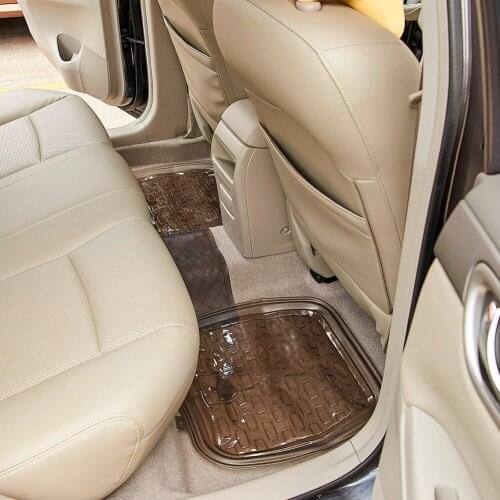 Car Accessories Floor Mat Automobile Interior Front Rear Carpet Rubber Covers 5 Pieces Car Styling Auto Floor Mats