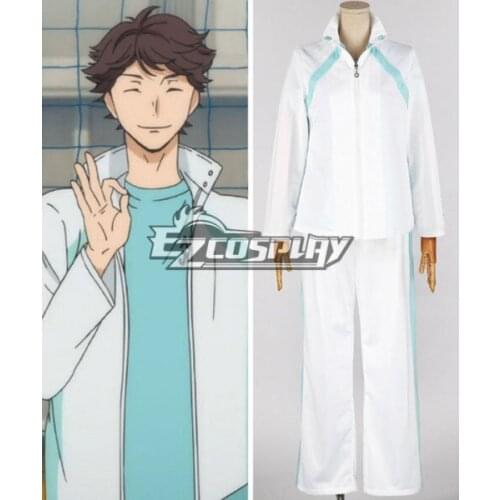 Toru Oikawa Aoba Josai High School White Sports Jersey Suit Adult Halloween Party Suit Party Daily Suit Costume Cosplay E001