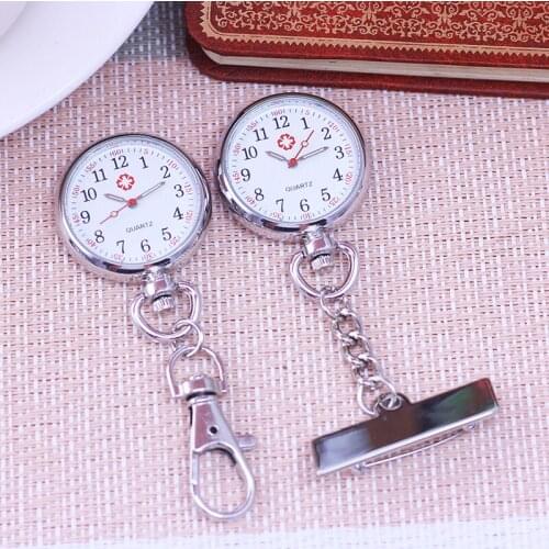 New doctor nurse caregivers brooch pocket watches hospital Portable supe women men Luminous hands quartz watches Dress Accessory