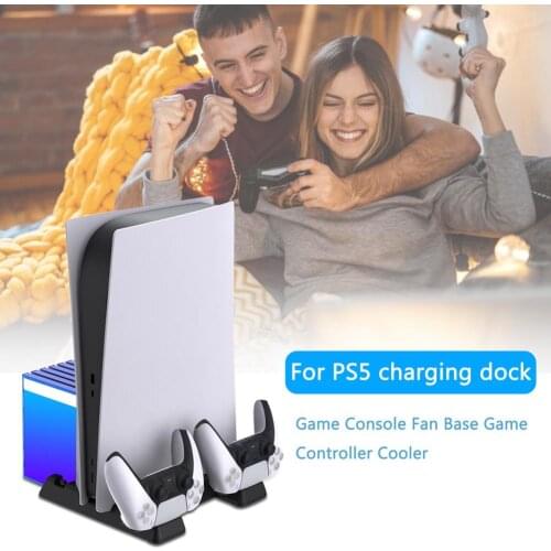 Game Console Fan Base Game Controller Cooler For PS5 Base Support Stand Control Cooler Cooling Fan Holder Console Accessories