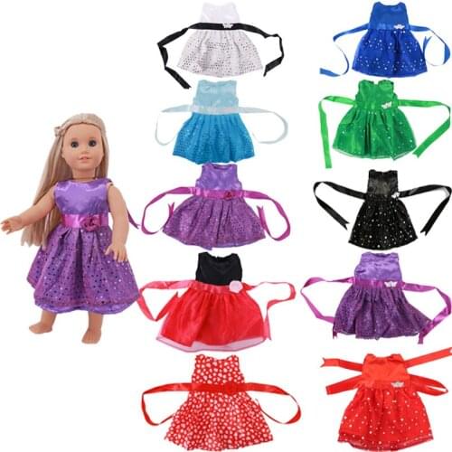 Doll Dress Suitable For 18 Inch & 43 CM Dolls & New Born Baby & Our Generation Birthday Girls Toy Gifts