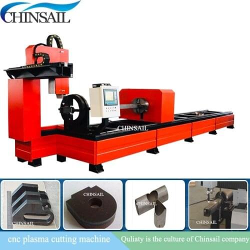 Top selling! squre tubes round pipes metal plasma cutting machine