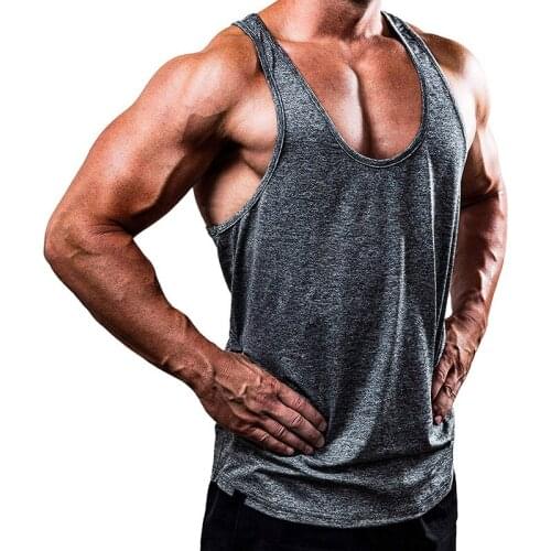 Mens Sport Singlets Gym Tank Top Running Vests Sport Bodybuilding Male Training Fitness Man Basketball Sleeveless Shirt Clothes