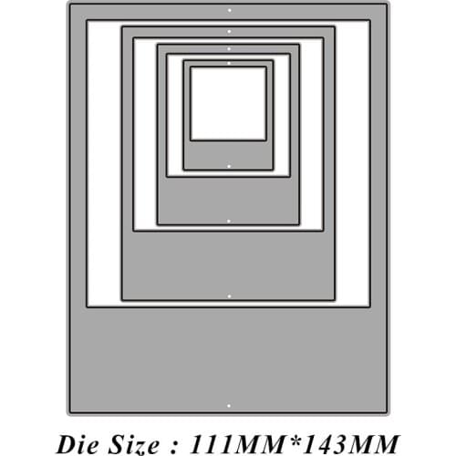 Photo Frame Metal Metal Cutting Dies 2021 New Diy Die Molds Scrapbooking Paper Making Die Cuts Crafts
