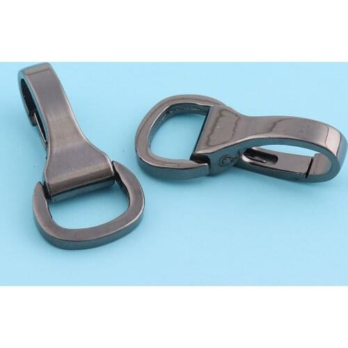 10pcs 40*15mm Gunmetal Swivel Clasp Snap Hook Metal strap clasp Lobster Clasp Lanyard clasp Purse DIY Accessories