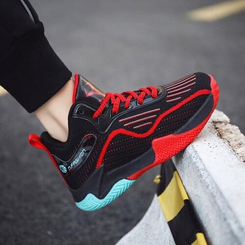 Fashion Children Casual Sport Shoes Boys Basketball Shoes Soft Breathable Kids Sneakers Outdoor Boy Trainer Basket Student Shoes