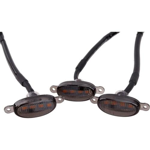 Front Grille LED Light Raptor Style Grill Trim Smoked Lens Fit for Chevrolet Silverado 1500 2016 2017 2018 2019 2020 2021