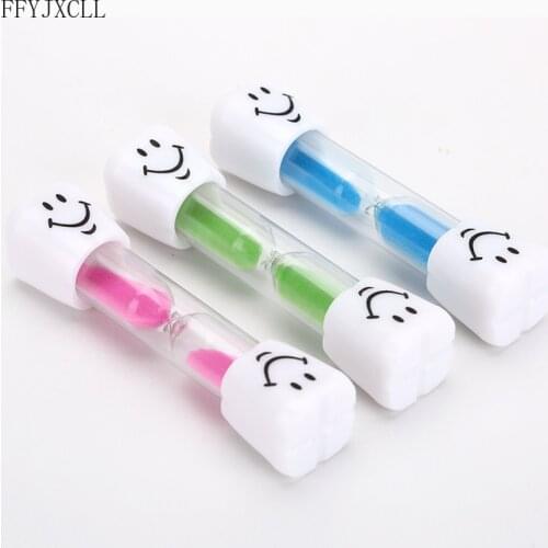 5/3/2 3 Minute Children Kids Gift Hourglass Toothbrush Timer Smiling Face For Cooking Sandy Clock Brushing-Teeth Sandglass