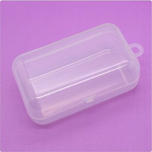 PP Transparent Plastic Empty Box Rectangular Packing Box Accessories Decorative Box Portable Tableware Storage Box organizer