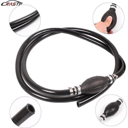 RASTP-High Quality Liquid Oil And Water Fluid Delivery Siphon Hand Pump kit Manual Fuel Gas Storage Tank 5.9ft RS-FP033