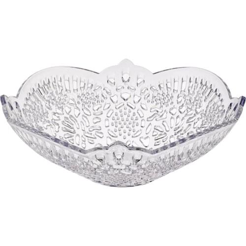 Vintage Transparent Fruit Bowl