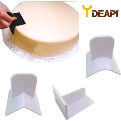 YDEAPI Cake Smoother Polisher Smooth Tools DIY Fondant Cake Tools Mould Surface Polishing Pastry Molds Cupcake Decorator