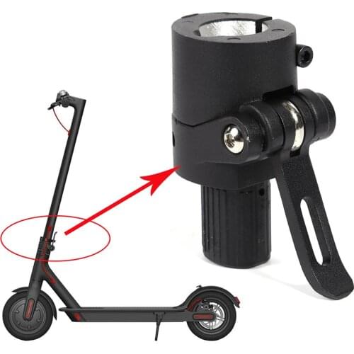 1Pcs Aluminum Alloy Folding Pole Base For Original Xiaomi M365 Electric Scooter Folding Rod Base Lock Replacement Accessories
