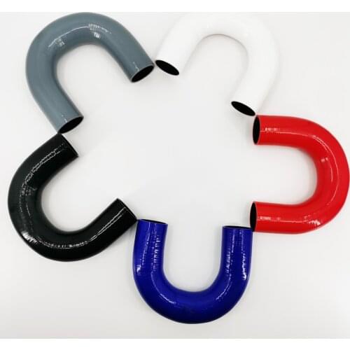 2.75" 70mm Silicone 180 Degree U Bend Elbow Coupler Tube Hose