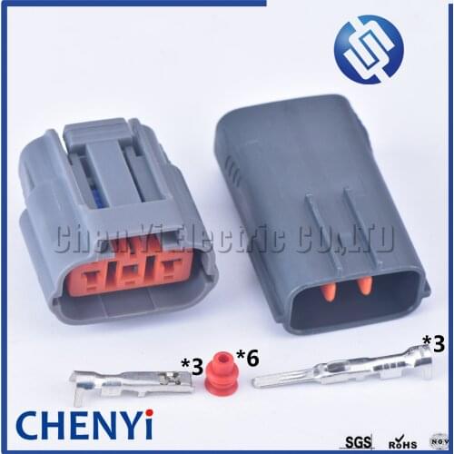 2 set 3 Pin Sumitomo Female or Male Waterproof Cable Connector 6195-0009 6195-0012 For Mitsubishi Nissan Mazda RX8 Ignition Coil