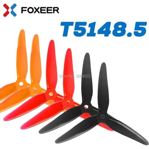 24 Pcs /12 Pair DALPROP SpitFire T5148.5 5148 3-Blade Propeller Props CW CCW Brushless Motor POPO Propeller for FPV Racing Drone