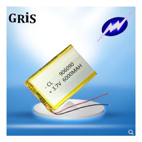 6000mAh3.7V polymer battery 906090 mobile power monitoring camera charging battery