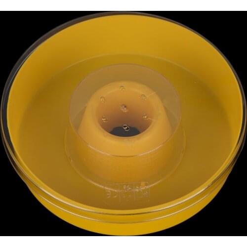 Beekeeping Disc Yellow Bee Plastic Suitable Water Feeder Round Hive Top Beehive Drinking Feeding Feed Beekeeper Apiculture Tool