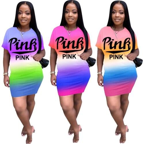 FAGADOER Pink Summer Dresses