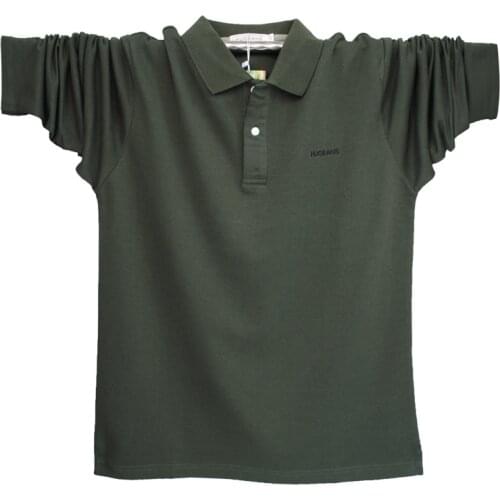 Long sleeve T-shirt lapel super-large city boy T-shirt easing code fertilizer increasing number of mens movement