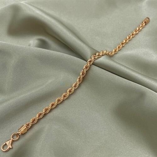 Rose Plated Imported Auger Bracelet